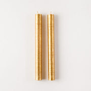 Seasonal - Candle - Gold Leaf - 9” Taper - set of 2