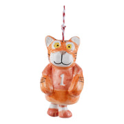 Seasonal - Clemson Tiger Ceramic Ornament - Dangle Legs