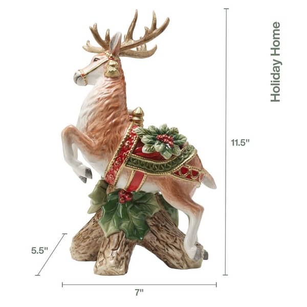 Seasonal - Candle Holder - Leaping Deer