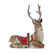 Seasonal - Resting Deer Candle Holder