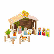 Children - Seasonal - Wooden Nativity Set - 19 pieces