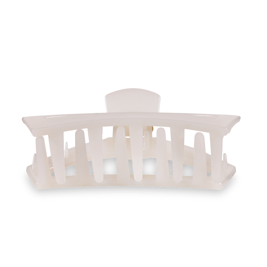 Accessories - Hair Clip - Large Open - Coconut White