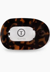 Accessories - Hair Clip - Medium Round Flat - Tortoise