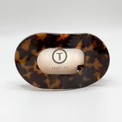 Accessories - Hair Clip - Medium Round Flat - Tortoise