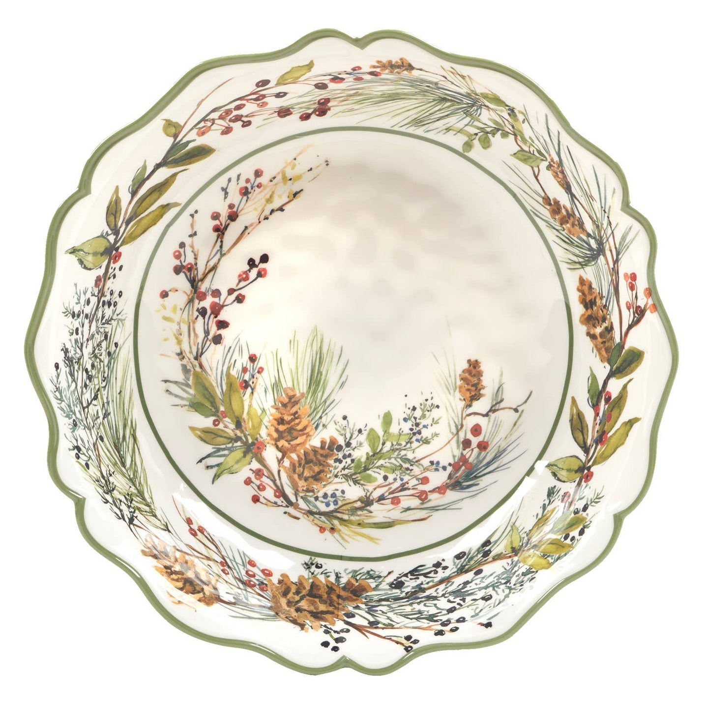 Seasonal - Bowl - Winter Forest - Melamine - 13.75”x2.75”