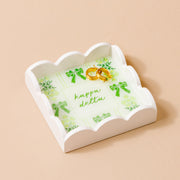 Trinket Tray - Scalloped - Kappa Delta