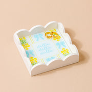 Trinket Tray - Scalloped - Delta Delta Delta