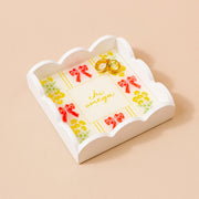 Trinket Tray - Scalloped - Chi Omega