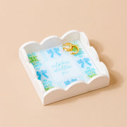 Trinket Tray - Scalloped - Alpha Delta Pi