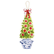 Seasonal - Door Hanger - Chinoiserie Christmas Tree