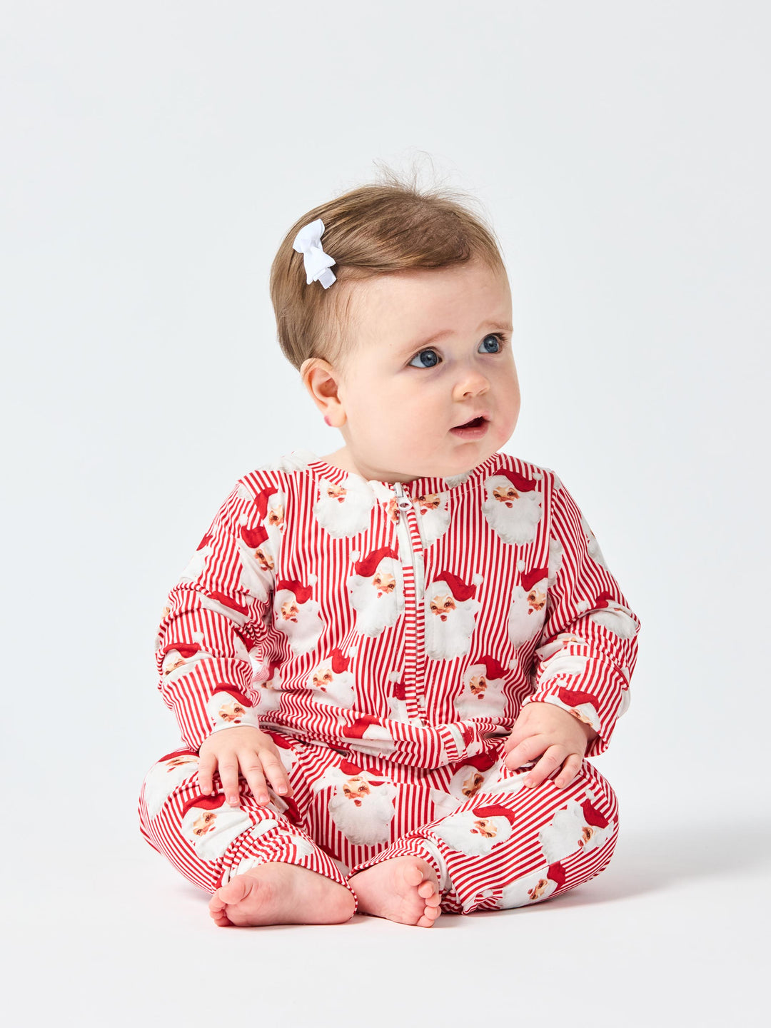 Children - Seasonal PJs - Santa Baby - Red - 6-12 Months