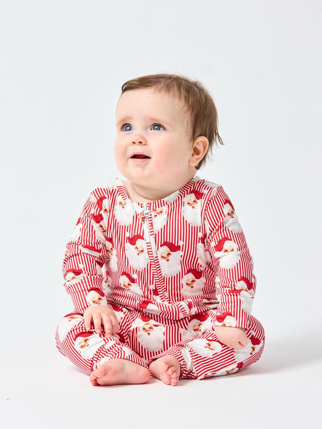 Children - Seasonal PJs - Santa Baby - Red - 6-12 Months