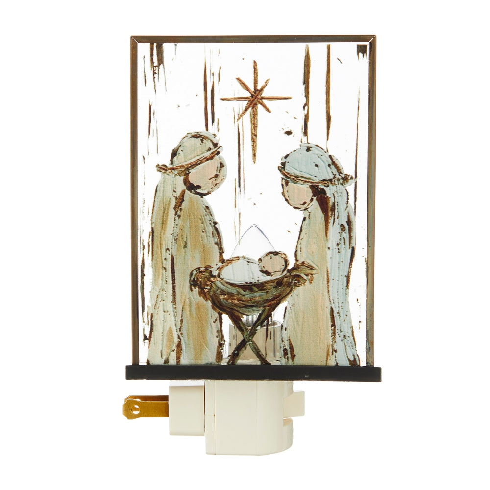 Seasonal - Nightlight - Holy Family - 6.25”