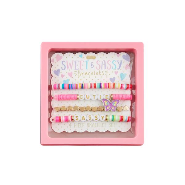 Children - Jewelry - Sassy Beaded Bracelet Set - Butterfly