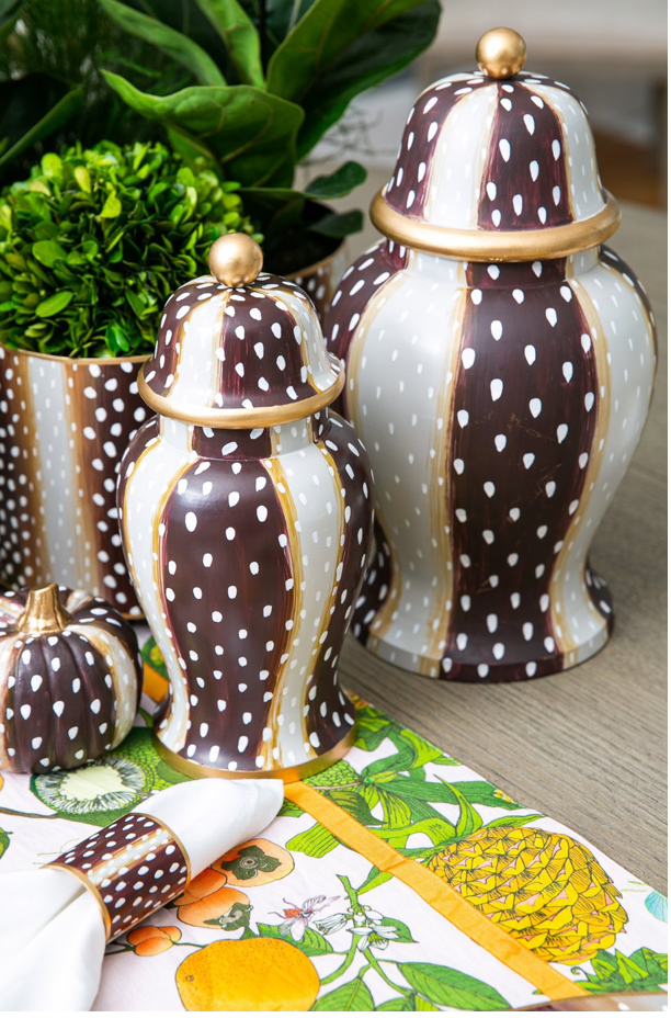 Ginger Jar - Enameled - Antelope - Large