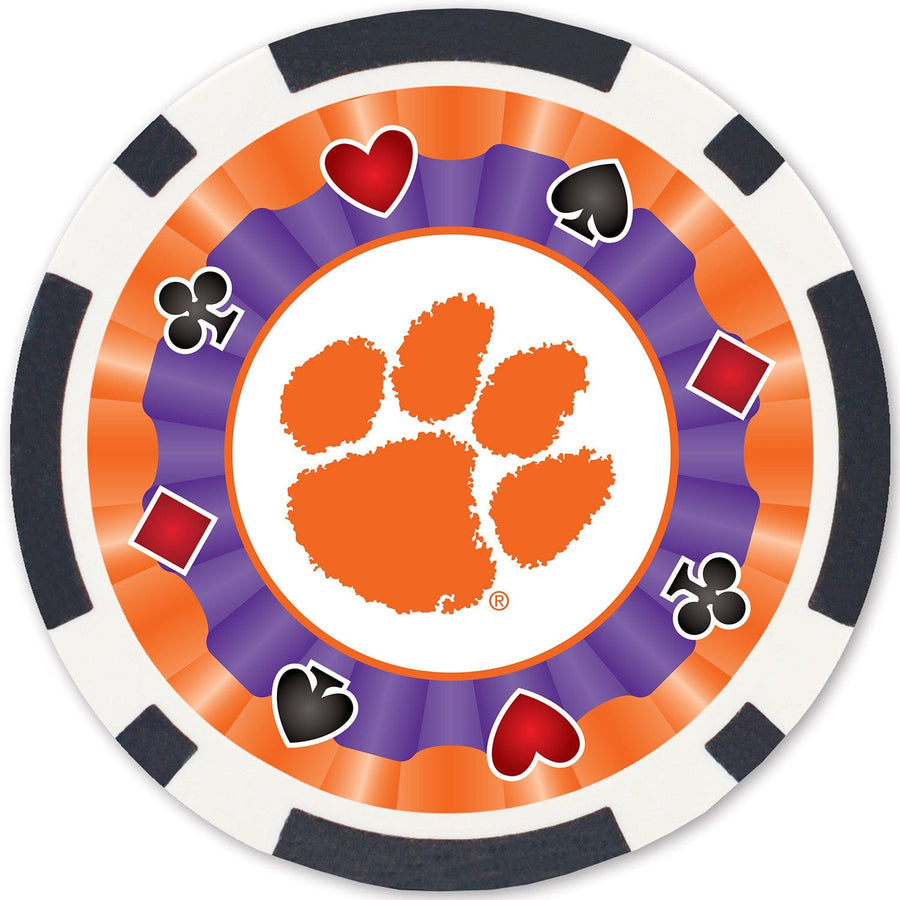 Gameday - Clemson - Poker Chips - 100 Pack