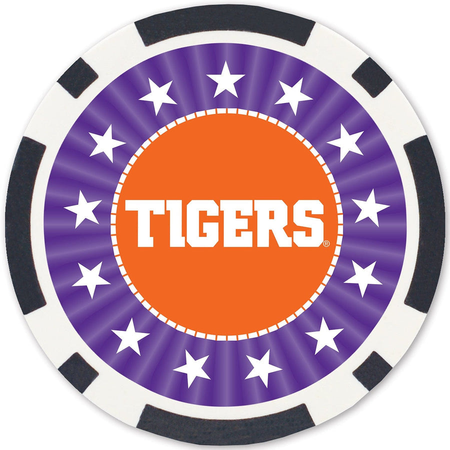 Gameday - Clemson - Poker Chips - 100 Pack