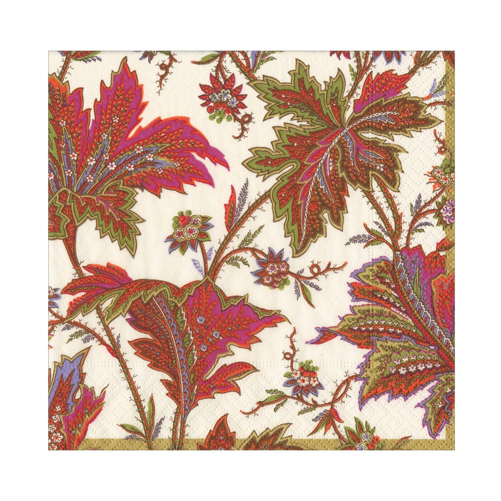 Napkins - Luncheon - Paisley Leaves