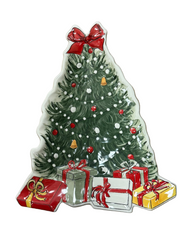 Seasonal - Platter - Christmas Tree - 11”