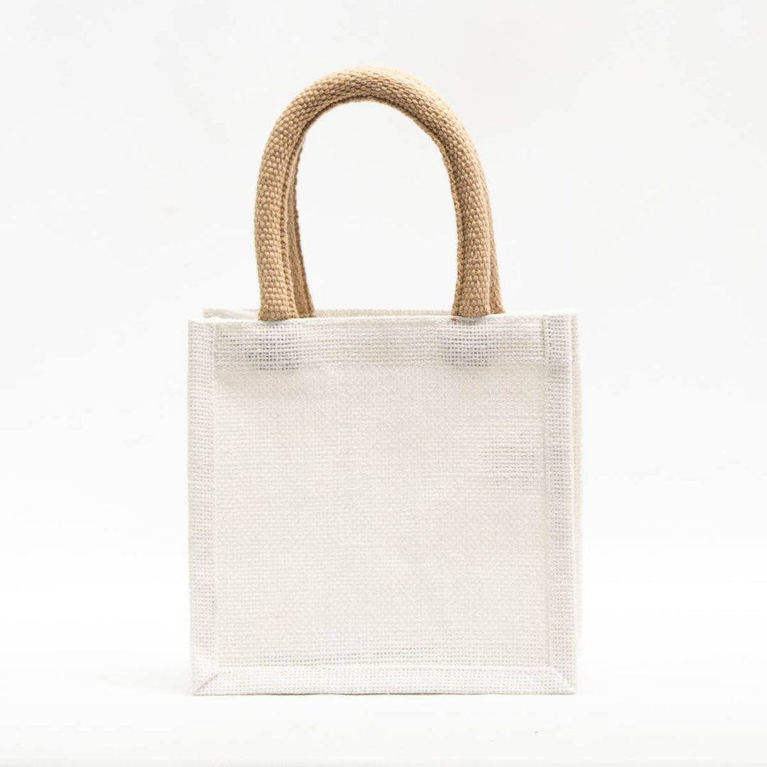 Easy Tiger Petite Gift Tote - White and Purple