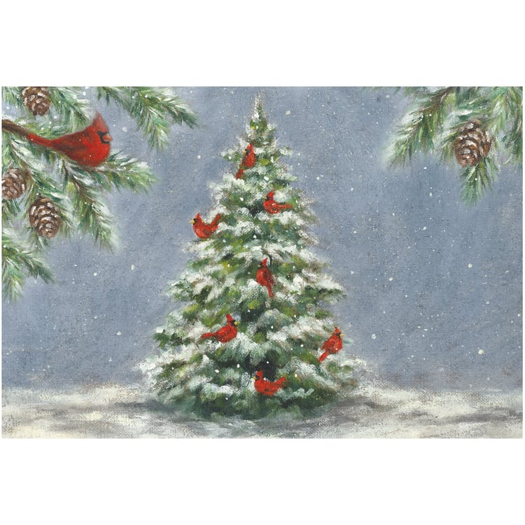 Seasonal - Paper Placemat - Cardinals