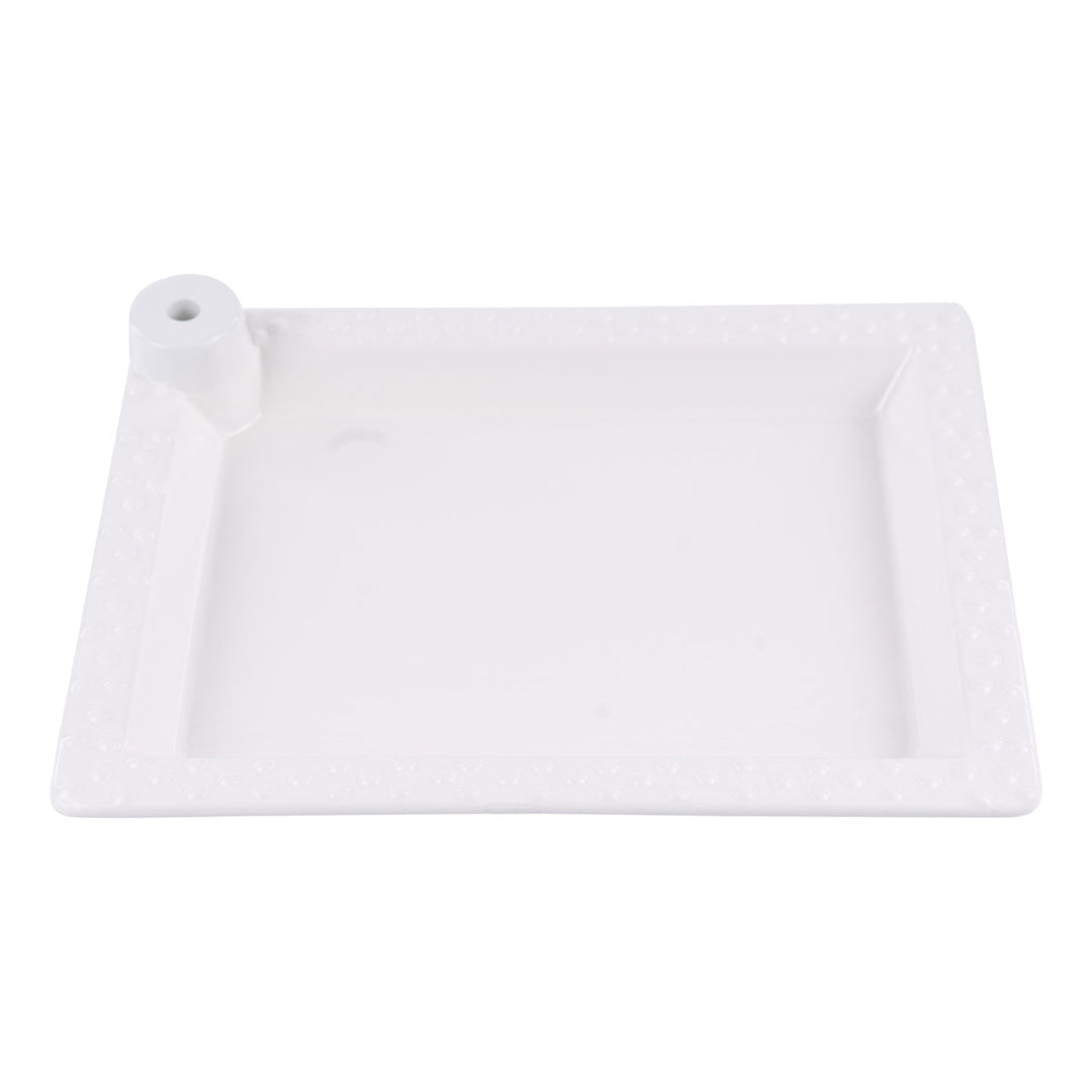 Platter - Rectangle Dotted For Topper - Ceramic