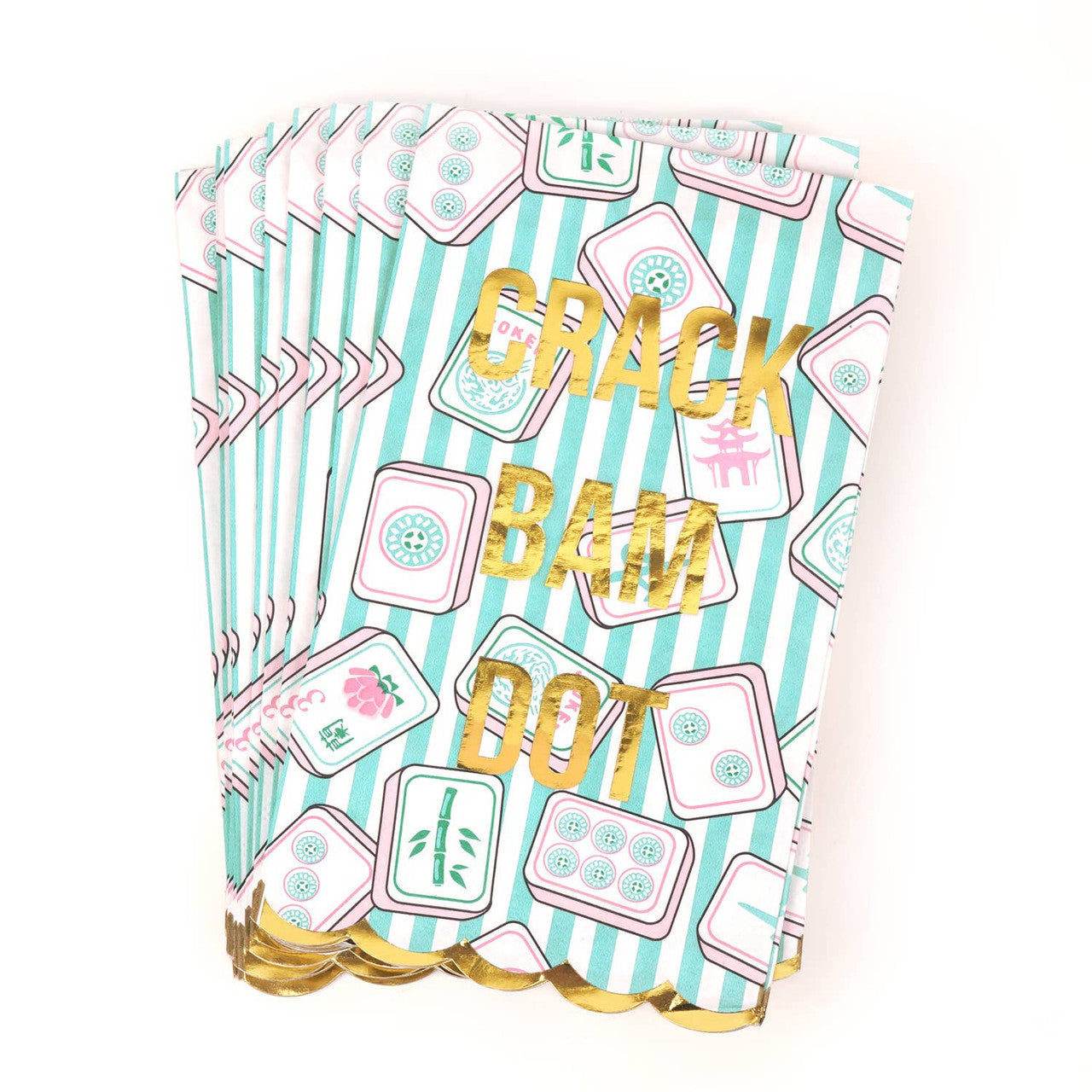 Napkins - Guest - Mahjong Stripe