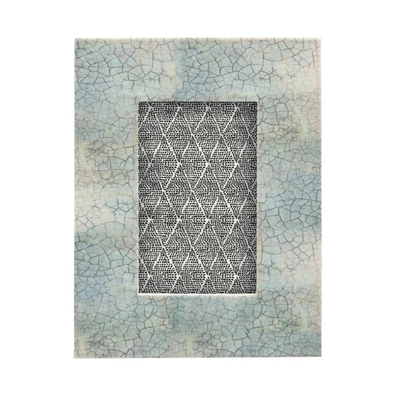 Frame - Blue Crackle Finish - 4”x6”