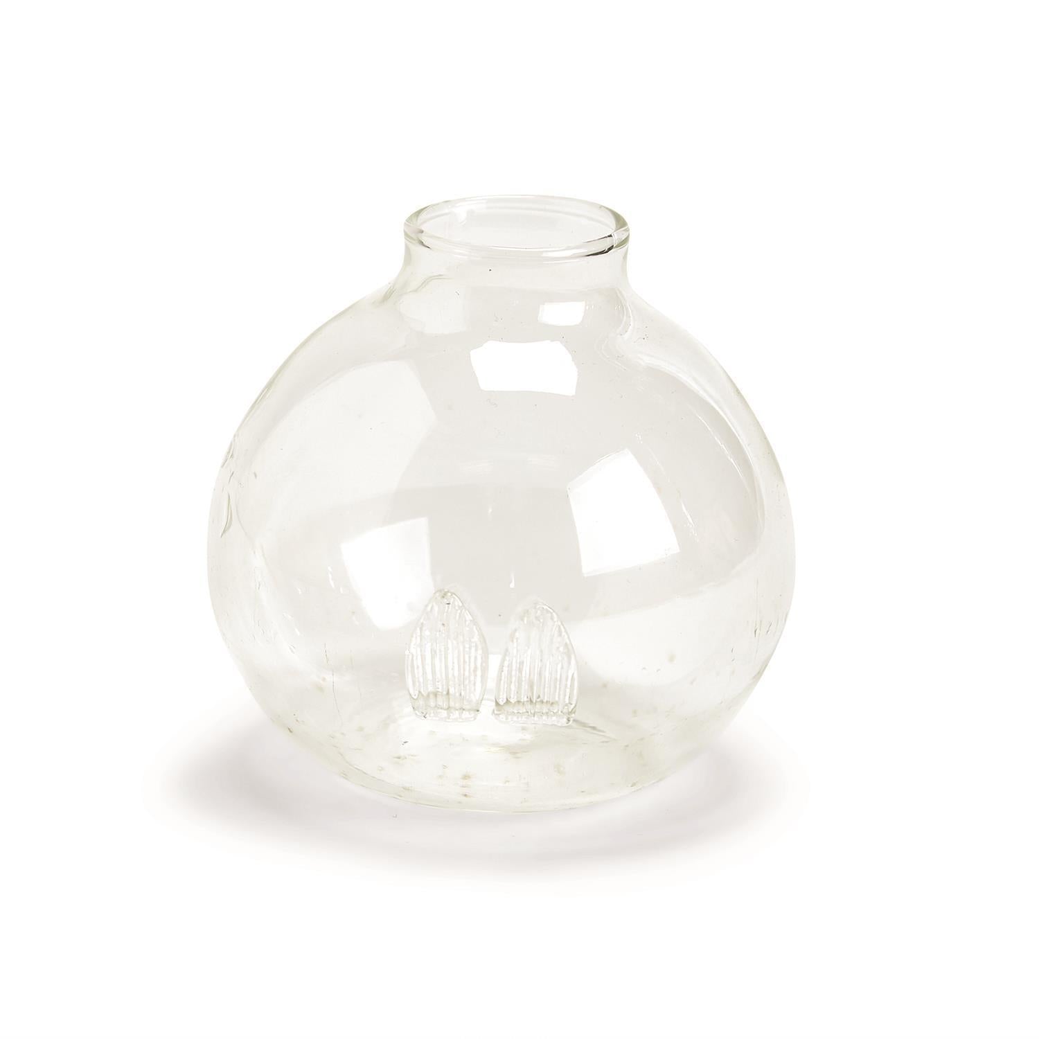 Placecard Holder- Glass Flower S/4