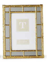 Frame - Gold Bamboo with Mirrored Edge - 4x6