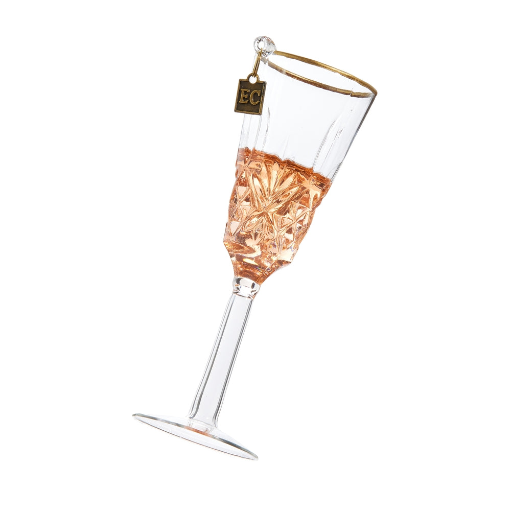 Seasonal - Ornament - Pink Champagne - 6"