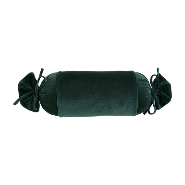 Pillow- Green Velvet Bolster