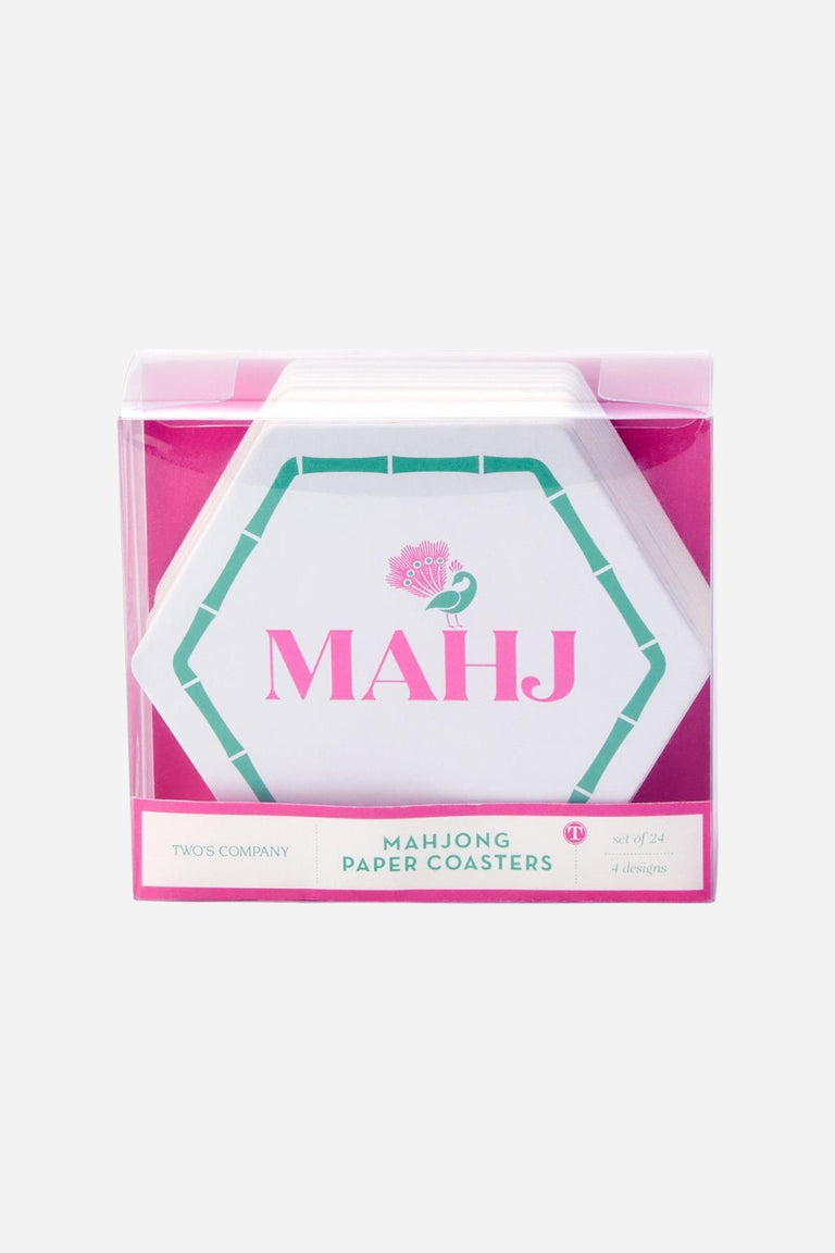Household - Coaster - Let’s Mahjong- Paper - Set of 24