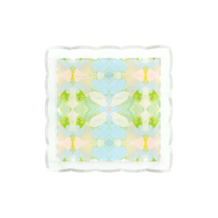 Tray - Elephant Falls Scalloped Tray - 8x8
