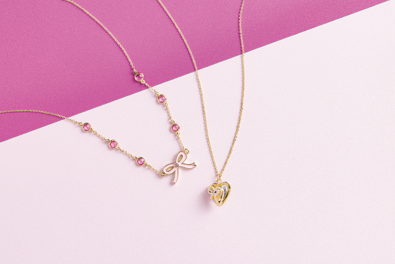 Children - Necklace - Bow Locket