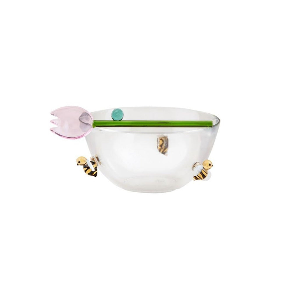 Home Decor - Bowl - Bee Tidbit - Glass Inlay