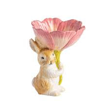 Seasonal - Candy Dish - Bunny Flower Pedestal