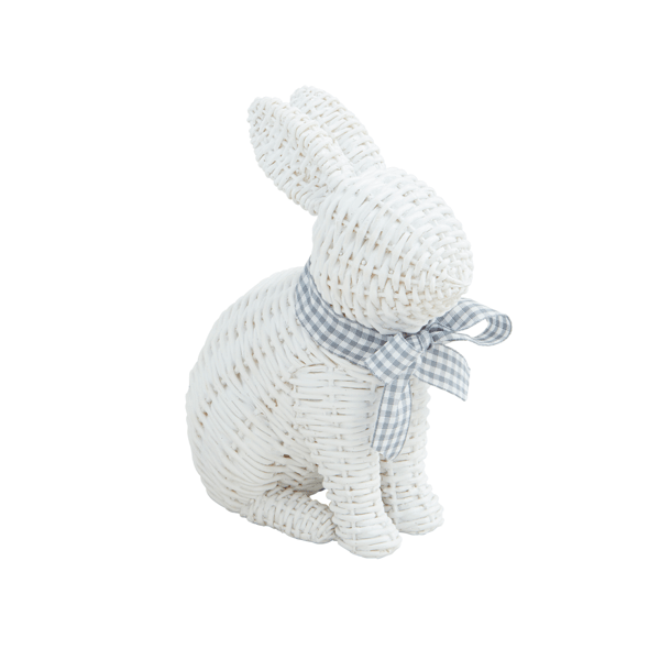 Seasonal - Easter - Small Wicker Resin Bunny
