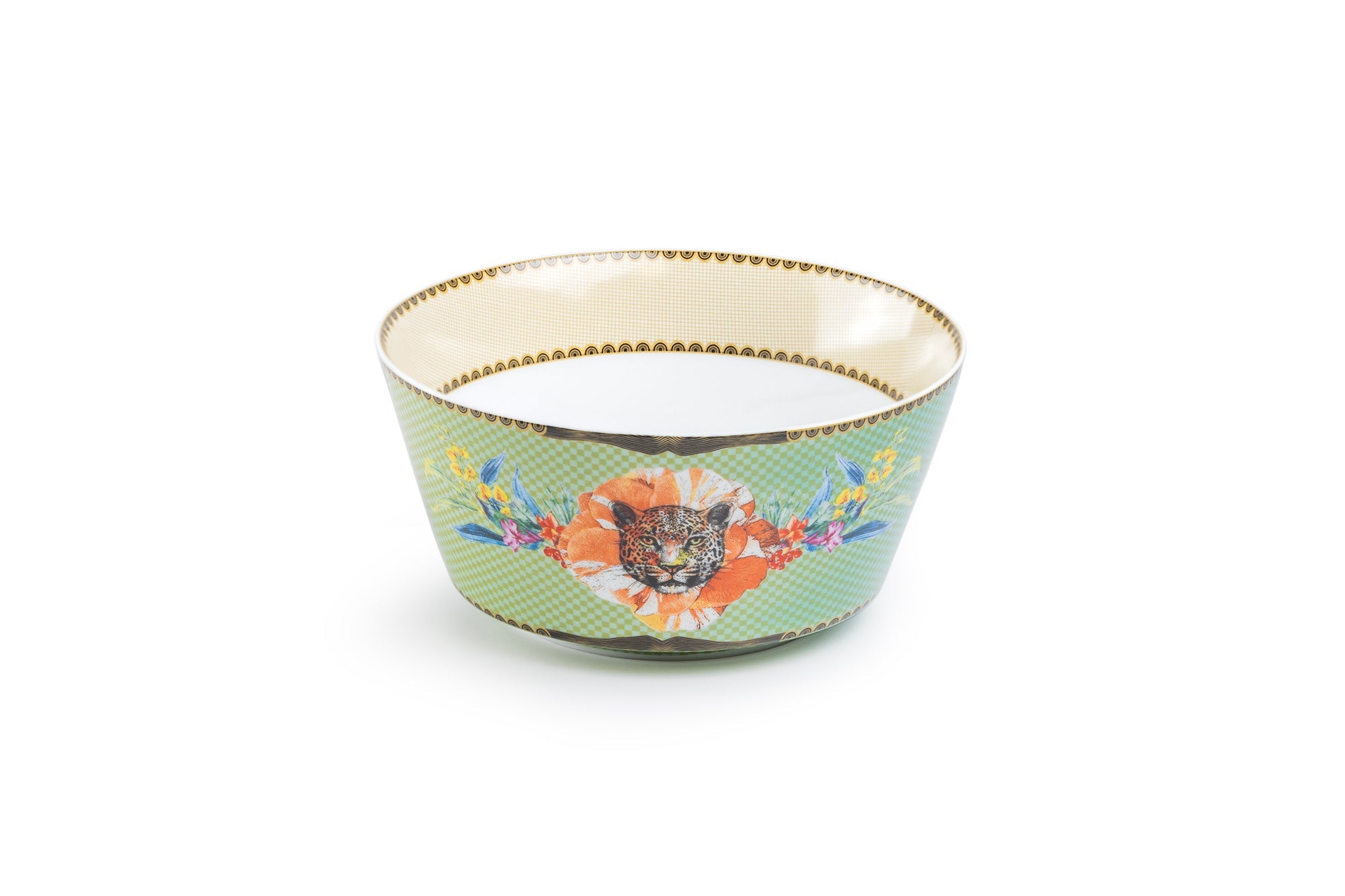 Home Decor - Bowl - Summer Savanna - Green Fine Porcelain - 5 3/4”