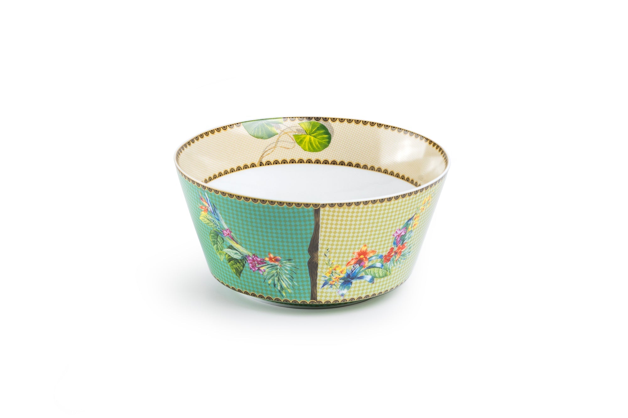 Home Decor - Bowl - Summer Savanna - Green Fine Porcelain - 5 3/4”