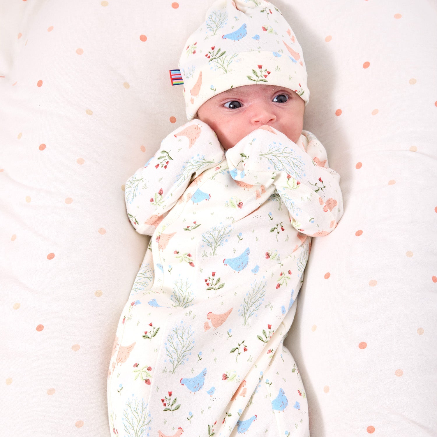 Children - Apparel - Gown & Hat Set - Chicken Tender - NB