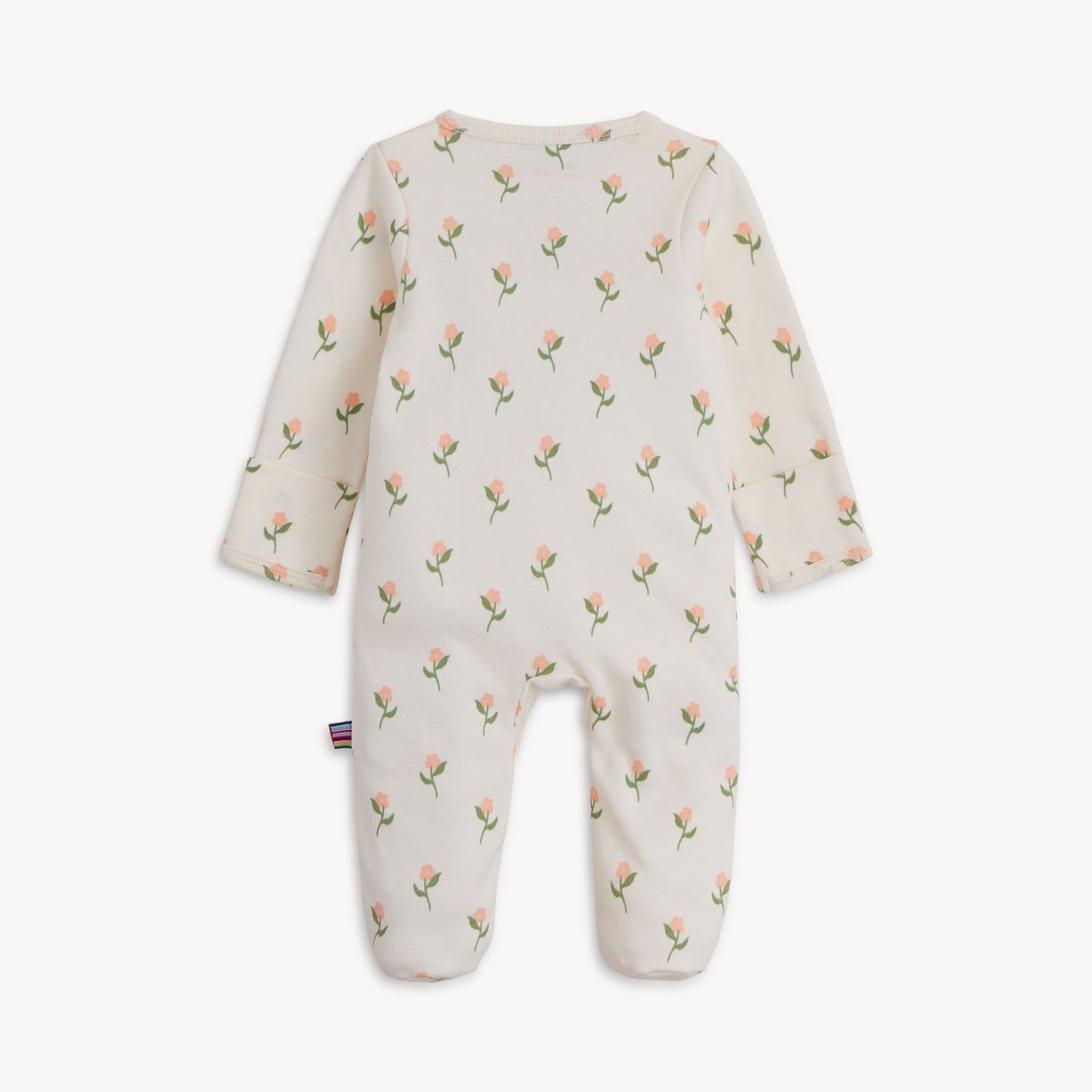 Children - Apparel - Footie - Floral Chicken Tender - 0-3M