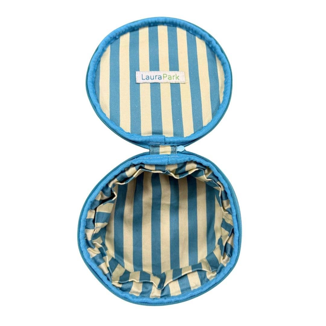 Accessories - Jewelry Case - Rosemary Indigo - Round