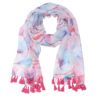 Women - Accessories - Scarf - Never Give Up Ever - Pink Petals