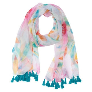 Women - Accessories - Scarf - Wrap Yourself in Love - Pink Daisies