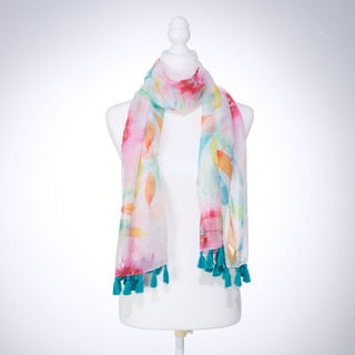 Women - Accessories - Scarf - Wrap Yourself in Love - Pink Daisies