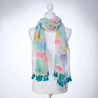 Women - Accessories - Scarf - Courage Dear Heart - smooth Sea Glass