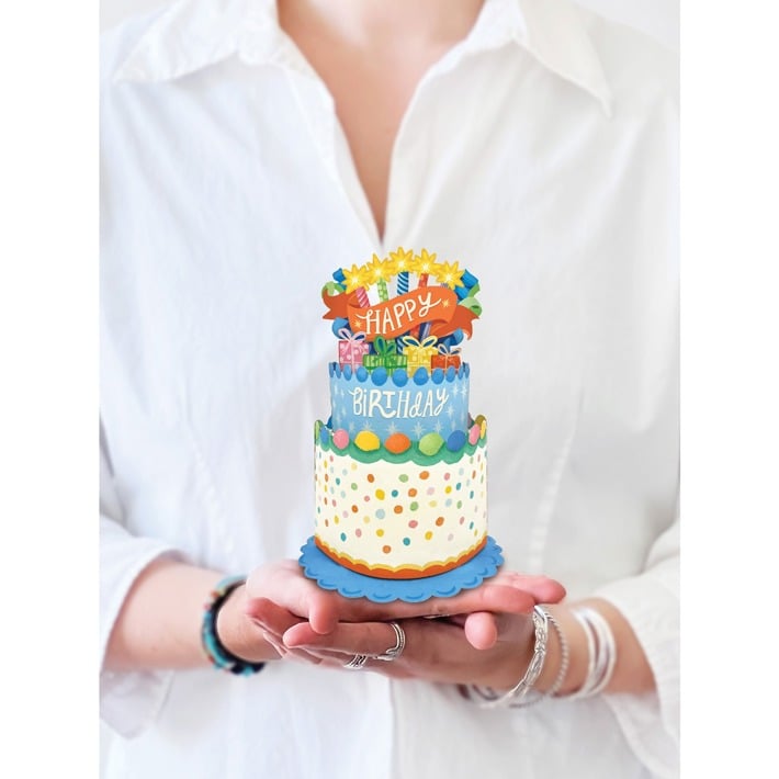 Pop up card - Mini Confetti Birthday Cake
