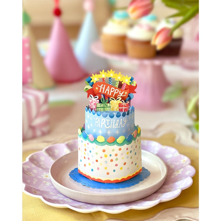 Pop up card - Mini Confetti Birthday Cake