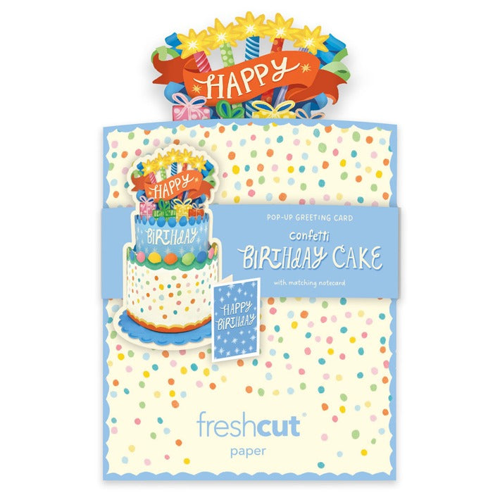 Pop up card - Mini Confetti Birthday Cake